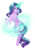 Size: 1280x1836 | Tagged: safe, artist:firospone, starlight glimmer, pony, unicorn, g4, female, glowing horn, hair over one eye, horn, magic, simple background, solo, transparent background