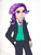 Size: 3120x4160 | Tagged: safe, artist:jesterofdestiny, starlight glimmer, human, equestria girls, g4, beanie, clothes, digitally colored, dress shirt, female, hand in pocket, hat, humanized, looking at you, necktie, solo, suit, sweater vest, traditional art