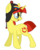 Size: 1450x1820 | Tagged: safe, artist:aaronmk, oc, oc only, oc:lefty pony, pony, unicorn, 2020 community collab, derpibooru community collaboration, female, freckles, glasses, hat, mare, open mouth, simple background, smiling, solo, transparent background, vector, wiphala