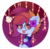 Size: 502x489 | Tagged: safe, artist:minty--fresh, oc, oc only, pony, christmas, holiday, profile picture, solo, tongue out