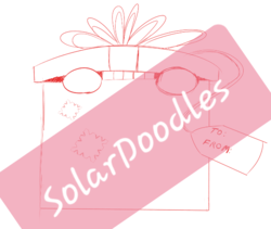Size: 662x560 | Tagged: safe, artist:solardoodles, pony, any gender, any race, any species, box, commission, hooves, peeking, pony in a box, present, sketch, your character here
