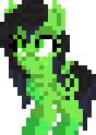 Size: 88x124 | Tagged: safe, artist:enragement filly, oc, oc only, oc:filly anon, pegasus, pony, drenched, female, filly, pixel art, simple background, solo, transparent background, wet mane