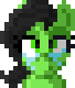 Size: 68x80 | Tagged: safe, artist:enragement filly, oc, oc only, oc:filly anon, pony, crying, female, filly, looking at you, pixel art, sad, simple background, solo, transparent background