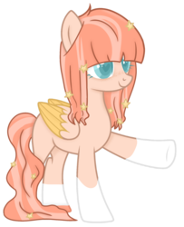 Size: 1280x1579 | Tagged: safe, artist:c-atiinex, oc, oc only, oc:stardust, pegasus, pony, base used, female, heart eyes, mare, simple background, solo, transparent background, two toned wings, wingding eyes, wings