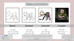 Size: 1920x1080 | Tagged: safe, artist:kippzu, fluttershy, pony, g4, advertisement, commission info