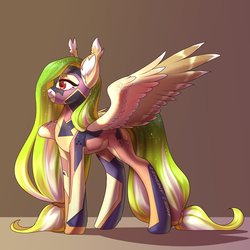 Size: 3000x3000 | Tagged: safe, artist:helemaranth, artist:skitsroom, oc, oc only, oc:lemony light, pegasus, pony, clothes, collaboration, flight suit, high res, solo