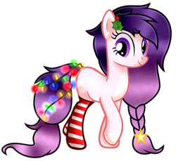 Size: 1280x1175 | Tagged: safe, artist:cindystarlight, earth pony, pony, clothes, female, mare, simple background, socks, solo, striped socks, transparent background