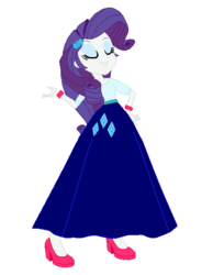 Size: 429x582 | Tagged: safe, artist:selenaede, artist:starman1999, rarity, equestria girls, g4, base used, clothes, female, long skirt, skirt, solo