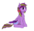 Size: 2000x1800 | Tagged: safe, artist:thekamko, derpibooru exclusive, oc, oc only, oc:ivyrose, pegasus, pony, 2020 community collab, derpibooru community collaboration, bow, female, looking at you, sitting, smiling, solo, transparent background