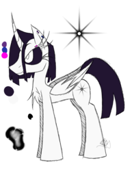 Size: 888x1150 | Tagged: safe, artist:didun850, oc, oc only, oc:hikari, alicorn, pony, alicorn oc, chest fluff, female, horn, mare, reference sheet, simple background, solo, transparent background