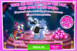 Size: 1040x686 | Tagged: safe, gameloft, madden, pegasus, pony, g4, advertisement, costs real money, gem, introduction card, male, sale, solo, stallion