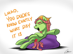 Size: 2673x2012 | Tagged: safe, artist:oinktweetstudios, tree hugger, pony, g4, april 20th, female, high res, solo