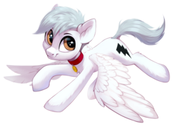 Size: 3489x2537 | Tagged: safe, artist:taneysha, oc, oc only, oc:bolt the super pony, pegasus, pony, 2020 community collab, derpibooru community collaboration, flying, high res, male, simple background, solo, transparent background