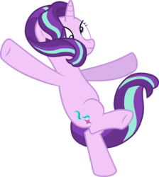 Size: 7077x7893 | Tagged: safe, artist:uigsyvigvusy, starlight glimmer, pony, unicorn, g4, the last problem, absurd resolution, falling, female, mare, simple background, solo, transparent background, vector