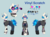 Size: 2732x2048 | Tagged: safe, alternate version, artist:snows-undercover, dj pon-3, vinyl scratch, pony, unicorn, icey-verse, g4, alternate hairstyle, blue background, boots, bracelet, choker, clothes, commission, ear piercing, earring, eyebrow piercing, female, glasses, high res, horn, horn ring, implied lesbian, implied octavia melody, implied scratchtavia, implied shipping, jeans, jewelry, mare, pants, piercing, reference sheet, ring, shirt, shoes, simple background, solo, t-shirt, tattoo, torn clothes, vinyl's glasses, wedding ring, wristband, x0000 milestone