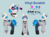 Size: 2732x2048 | Tagged: safe, alternate version, artist:snows-undercover, dj pon-3, vinyl scratch, pony, unicorn, icey-verse, g4, alternate hairstyle, blue background, boots, bracelet, choker, clothes, commission, ear piercing, earring, eyebrow piercing, female, glasses, high res, horn, horn ring, implied lesbian, implied octavia melody, implied scratchtavia, implied shipping, jeans, jewelry, mare, pants, piercing, reference sheet, ring, shirt, shoes, simple background, solo, t-shirt, tattoo, torn clothes, vinyl's glasses, wedding ring, wristband