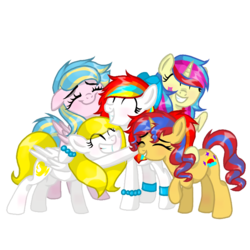 Size: 2250x2250 | Tagged: safe, artist:kedo, oc, oc:kedo, oc:lokipony, alicorn, pegasus, pony, unicorn, 2020 community collab, derpibooru community collaboration, female, high res, simple background, transparent background