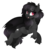 Size: 2650x2960 | Tagged: safe, artist:crimmharmony, oc, oc only, oc:moonlight dusk, bat pony, pony, bat pony oc, ear tufts, female, high res, mare, simple background, solo, transparent background, unshorn fetlocks