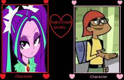 Size: 1111x720 | Tagged: safe, edit, editor:ktd1993, aria blaze, equestria girls, g4, ariaucker, crush, danny phantom, meme, shipping meme, tucker foley, tuckerblaze