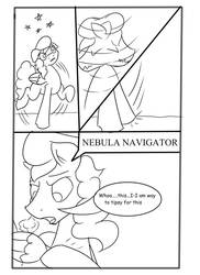 Size: 762x1049 | Tagged: safe, artist:jamestoneda, oc, oc:nebula navigator, earth pony, pegasus, pony, comic:securing a sentinel, butt, carousel boutique, comic, commissioner:bigonionbean, confused, cutie mark, dialogue, drunk, flank, forced, fusion, fusion:cloudchaser, fusion:evening star, hat, magic, male, merging, nightime, plot, ponyville, potion, shattered glass, shocked, sketch, sketch dump, stallion, the ass was fat, wide hips, writer:bigonionbean