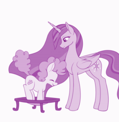 Size: 750x773 | Tagged: safe, artist:dstears, li'l cheese, twilight sparkle, alicorn, earth pony, pony, g4, the last problem, :p, animated, barrel roll, boop, colt, concave belly, cute, daaaaaaaaaaaw, digital art, duo, ethereal mane, ethereal tail, female, gif, height difference, like mother like son, like parent like child, long legs, male, mlem, monochrome, older, older twilight, older twilight sparkle (alicorn), physique difference, princess twilight 2.0, silly, slender, tail, tall, thin, tongue out, trampoline, twilight sparkle (alicorn)