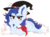 Size: 978x716 | Tagged: safe, artist:vanillaswirl6, oc, oc:lady coccinelle, pony, commission, simple background, solo, transparent background