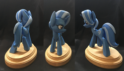 Size: 4656x2664 | Tagged: safe, artist:h1ppezz, trixie, pony, g4, craft, irl, photo, sculpture, solo