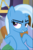 Size: 564x856 | Tagged: safe, screencap, trixie, pony, g4, road to friendship, bed, cropped, female, grin, lidded eyes, lying down, mare, smiling, solo