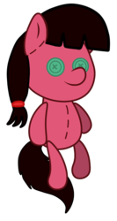 Size: 651x1228 | Tagged: safe, artist:dialliyon, oc, oc:macdolia, earth pony, pony, plushie, simple background, transparent background