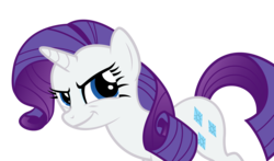 Size: 6800x4000 | Tagged: safe, artist:dharthez, rarity, pony, unicorn, g4, female, mare, rapeface, simple background, solo, transparent background, vector