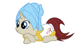 Size: 5000x3000 | Tagged: safe, artist:dharthez, oc, oc only, oc:akira, alicorn, pony, clothes, female, lying down, mare, request, simple background, solo, towel, transparent background, vector
