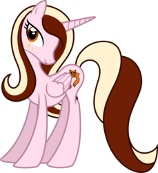 Size: 3699x4037 | Tagged: safe, artist:dharthez, oc, oc only, alicorn, pony, alicorn oc, art trade, female, horn, mare, simple background, solo, transparent background, vector