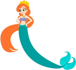 Size: 846x781 | Tagged: safe, artist:selenaede, artist:user15432, mermaid, equestria girls, g4, bare shoulders, barely eqg related, base used, clothes, crossover, crown, disney, equestria girls style, equestria girls-ified, fins, jewelry, mermaid tail, necklace, queen athena, regalia, seashell bra, seashell necklace, solo, species swap, strapless, tail, the little mermaid, the little mermaid 3: ariel's beginning