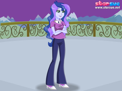 Size: 800x600 | Tagged: safe, artist:user15432, princess luna, vice principal luna, human, equestria girls, g4, clothes, crossed arms, dressup game, high heels, human counterpart, jewelry, necklace, pants, shirt, shoes, solo, starsue