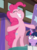 Size: 627x841 | Tagged: safe, screencap, pinkie pie, twilight sparkle, alicorn, earth pony, pony, a trivial pursuit, g4, my little pony: friendship is magic, bipedal, cropped, cute, diapinkes, eyes closed, faic, female, grin, happy, mare, smiling, solo focus, spread hooves, teeth, twilight sparkle (alicorn), underhoof