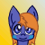Size: 50x50 | Tagged: safe, artist:auroraswirls, oc, oc only, oc:code break, earth pony, pony, animated, bouncing, bust, earth pony oc, gif, gradient background, pixel art, smiling, solo