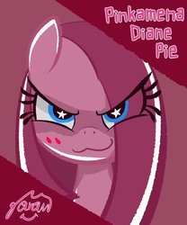 Size: 567x680 | Tagged: safe, artist:garammasara, pinkie pie, earth pony, pony, g4, female, pinkamena diane pie, solo, starry eyes, wingding eyes