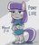 Size: 2126x2455 | Tagged: safe, artist:garammasara, boulder (g4), maud pie, earth pony, pony, semi-anthro, g4, g4.5, my little pony: pony life, abstract background, arm hooves, bipedal, cute, female, g4 to g4.5, high res, maudabetes, unamused