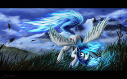 Size: 1920x1200 | Tagged: safe, artist:huussii, oc, oc only, oc:kaimanawa, pony, angry, mountain, scenery, solo, wind