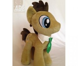 Size: 1080x916 | Tagged: safe, doctor whooves, time turner, earth pony, pony, g4, irl, male, necktie, photo, plushie, solo, stallion