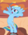 Size: 656x802 | Tagged: safe, screencap, rainbow dash, pegasus, pony, g4, magic duel, belly, cropped, female, flying, golden oaks library, mare, open mouth, solo, spread hooves, spread wings, underhoof, wings