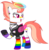 Size: 2487x2553 | Tagged: safe, artist:aestheticallylithi, artist:mint-light, oc, oc only, oc:pastel cloud (angel), angel, angel pony, original species, pegasus, pony, bandaid, bandaid on nose, base used, bedroom eyes, bracelet, choker, clothes, ear piercing, earring, eyebrow piercing, freckles, gay pride flag, genderfluid pride flag, halo, high res, hoodie, jewelry, markings, mismatched socks, name tag, necklace, nonbinary, nonbinary pride flag, open mouth, pansexual pride flag, piercing, pride, pride flag, pride socks, rainbow socks, raised hoof, simple background, socks, solo, striped socks, transparent background, watermark, wristband