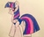 Size: 2708x2296 | Tagged: safe, artist:ejlightning007arts, twilight sparkle, alicorn, pony, g4, butt, butt focus, clothes, equestria girls outfit, female, high res, looking at you, looking back, looking back at you, mare, one-piece swimsuit, open mouth, plot, solo, swimsuit, traditional art, twibutt, twilight sparkle (alicorn)