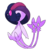 Size: 493x517 | Tagged: safe, artist:pokemoncoloursplash, twilight sparkle, uxie, g4, crossover, eyes closed, female, legendary pokémon, palette swap, pokémon, recolor, solo