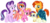 Size: 1280x595 | Tagged: safe, artist:mlptmntdisneykauane, luster dawn, starlight glimmer, sunburst, oc, oc:morning star, oc:starshine mighty, pony, unicorn, g4, colt, family, female, filly, filly luster dawn, luster dawn is starlight's and sunburst's daughter, male, mare, offspring, parent:starlight glimmer, parent:sunburst, parents:starburst, ship:starburst, shipping, simple background, stallion, straight, transparent background, young, younger