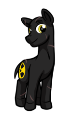 Size: 1193x2000 | Tagged: safe, artist:texasuberalles, derpibooru exclusive, oc, oc only, oc:night stalker, earth pony, pony, 2020 community collab, derpibooru community collaboration, looking at you, male, scar, simple background, solo, stallion, transparent background
