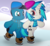 Size: 3600x3300 | Tagged: safe, artist:agkandphotomaker2000, dj pon-3, vinyl scratch, oc, oc:pony video maker, pegasus, pony, unicorn, g4, bipedal, canon x oc, clothes, duo, female, filly, filly vinyl scratch, foal, hat, high res, holding hooves, ice, ice skates, ice skating, male, scarf, shipping, skates, skating, straight, videoscratch, winter, winter hat, younger