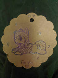 Size: 2429x3238 | Tagged: safe, artist:appledew, earth pony, pony, bring me the horizon, commission, equestria girls ponified, high res, irl, male, oliver sykes, photo, plushie tag, ponified, prone, solo, stallion, traditional art