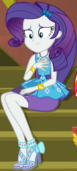 Size: 386x854 | Tagged: safe, edit, screencap, rarity, costume conundrum, equestria girls, g4, my little pony equestria girls: choose your own ending, bag, clothes, cropped, female, geode of shielding, high heels, legs, magical geodes, nail polish, pencil skirt, rarity peplum dress, sandals, shoes, skirt, solo, toenails