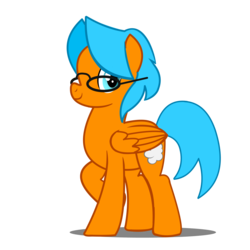 Size: 3000x3000 | Tagged: safe, artist:succubi samus, oc, oc only, oc:spinel stratus, pegasus, pony, 2020 community collab, derpibooru community collaboration, glasses, looking at you, male, show accurate, simple background, solo, stallion, transparent background